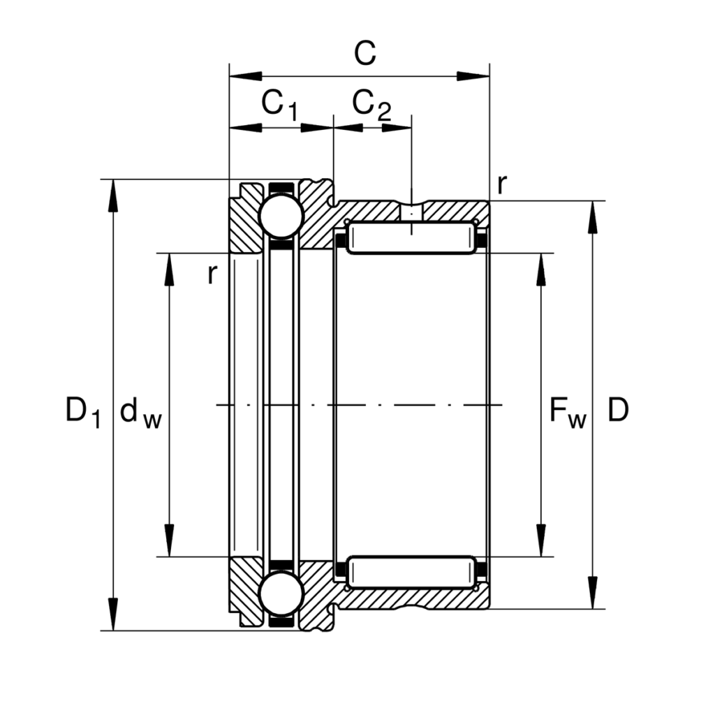 Подшипник NKIA59/22 (ISB)