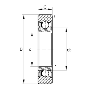 Подшипник PWKR52-2RS (ISB)