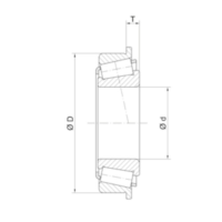 Подшипник HM807046/HM807010 BT (FERSA)